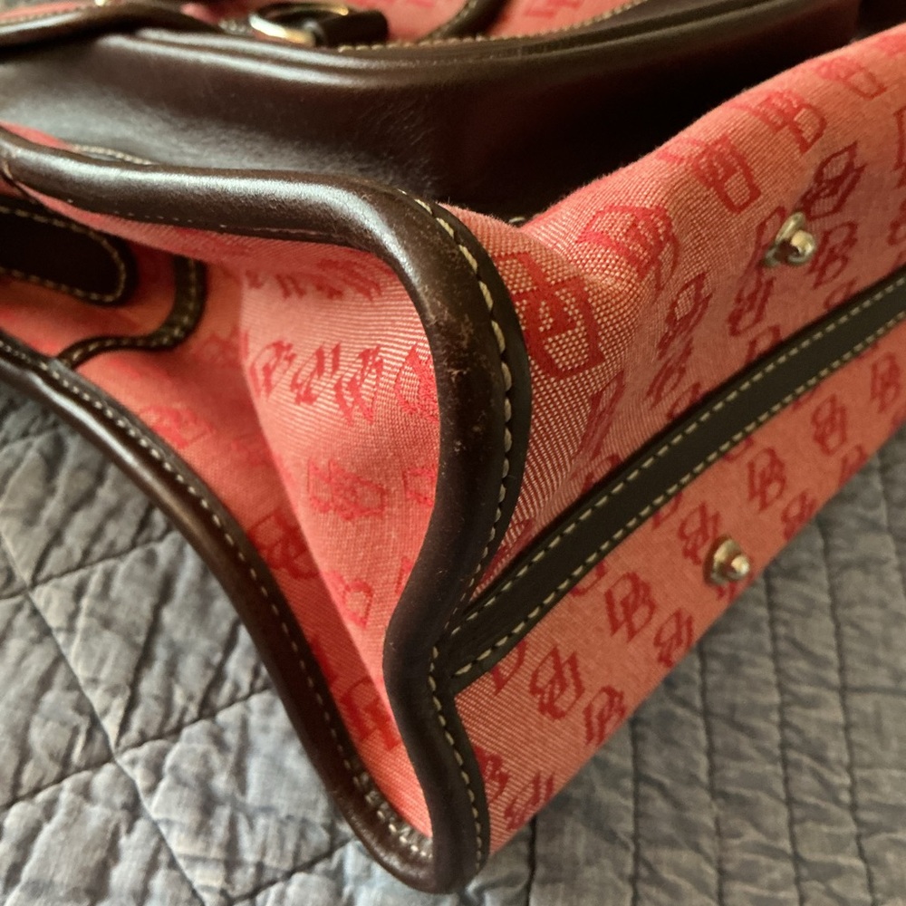 DOONEY & BOURKE Vintage Bundle Red Bags Double Pocket and Monogram 6 Pieces - Picture 7 of 15
